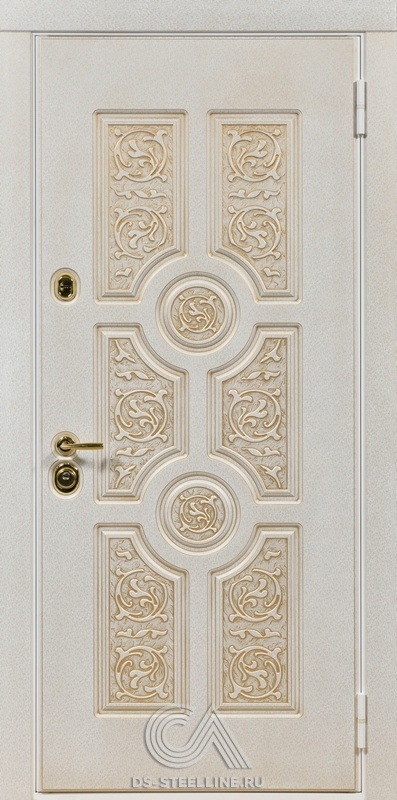 Входная дверь Версаче для дома и квартиры, вид снаружи