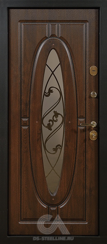 Входная дверь Монарх для дома, вид изнутри